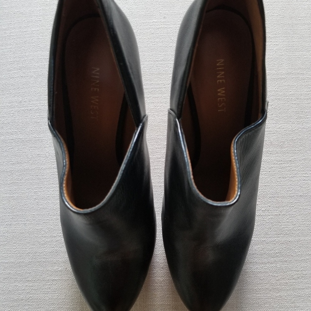 Nine West stiletto booties.
